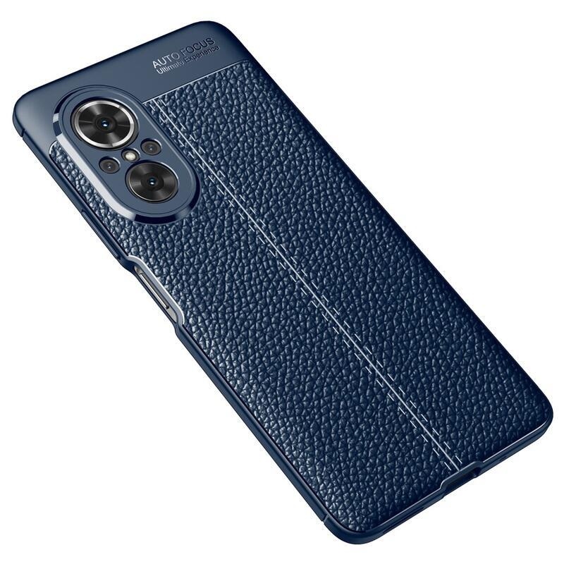 Litchi odolný gelový obal na mobil Huawei Nova 9 SE - modrý