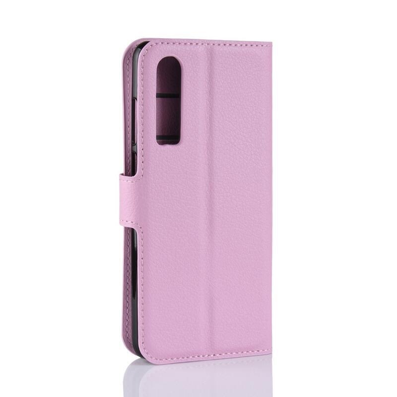 Litchi peněženkové pouzdro na Huawei P30 - růžové