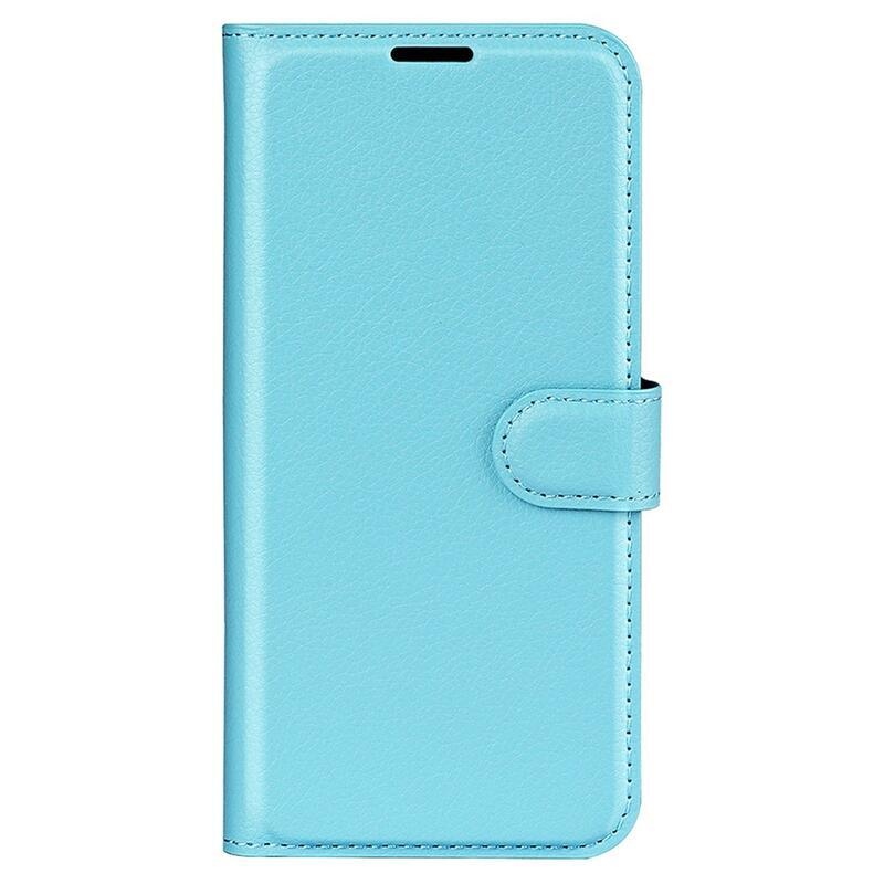 Litchi peněženkové pouzdro na mobil Huawei Mate 50 Pro - modré