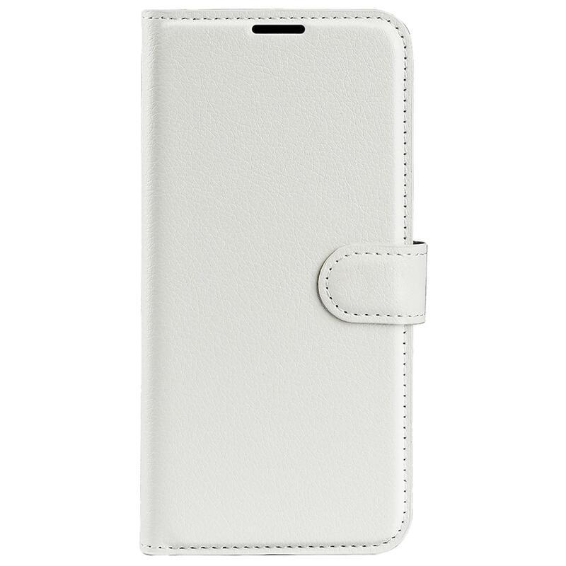 Litchi peněženkové pouzdro na mobil Huawei Nova 10 - bílé