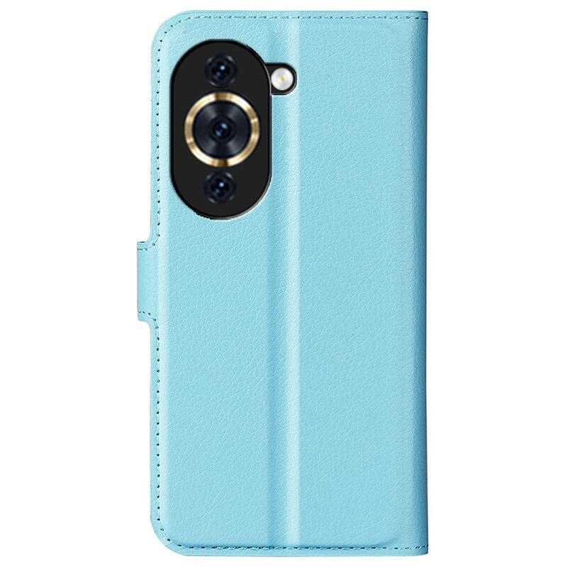 Litchi peněženkové pouzdro na mobil Huawei Nova 10 - modré