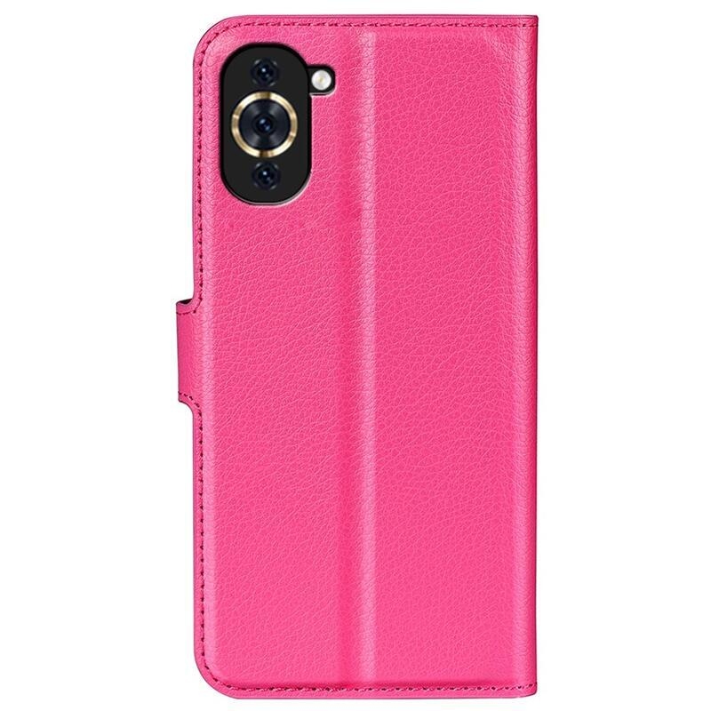 Litchi peněženkové pouzdro na mobil Huawei Nova 10 Pro - rose
