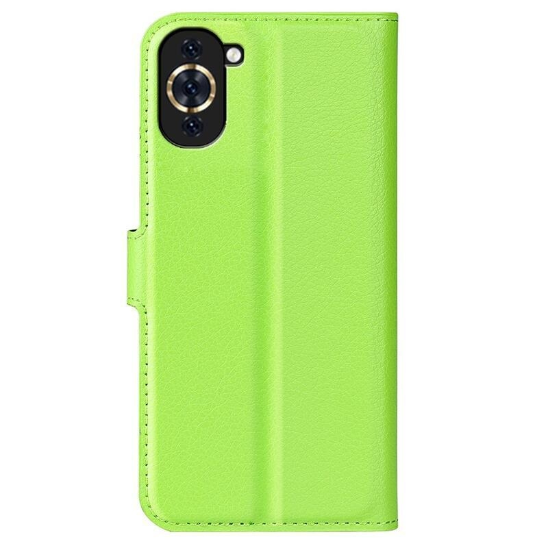 Litchi peněženkové pouzdro na mobil Huawei Nova 10 Pro - zelené