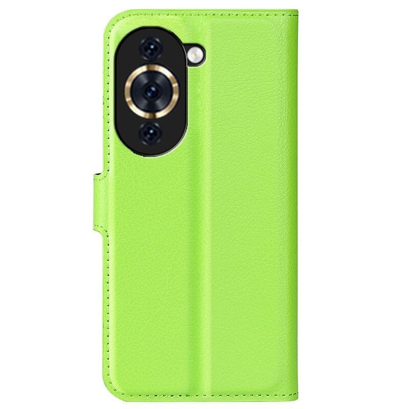 Litchi peněženkové pouzdro na mobil Huawei Nova 10 - zelené
