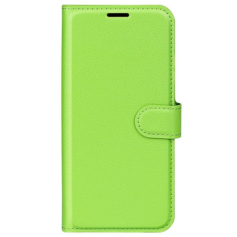 Litchi peněženkové pouzdro na mobil Huawei Nova 10 - zelené