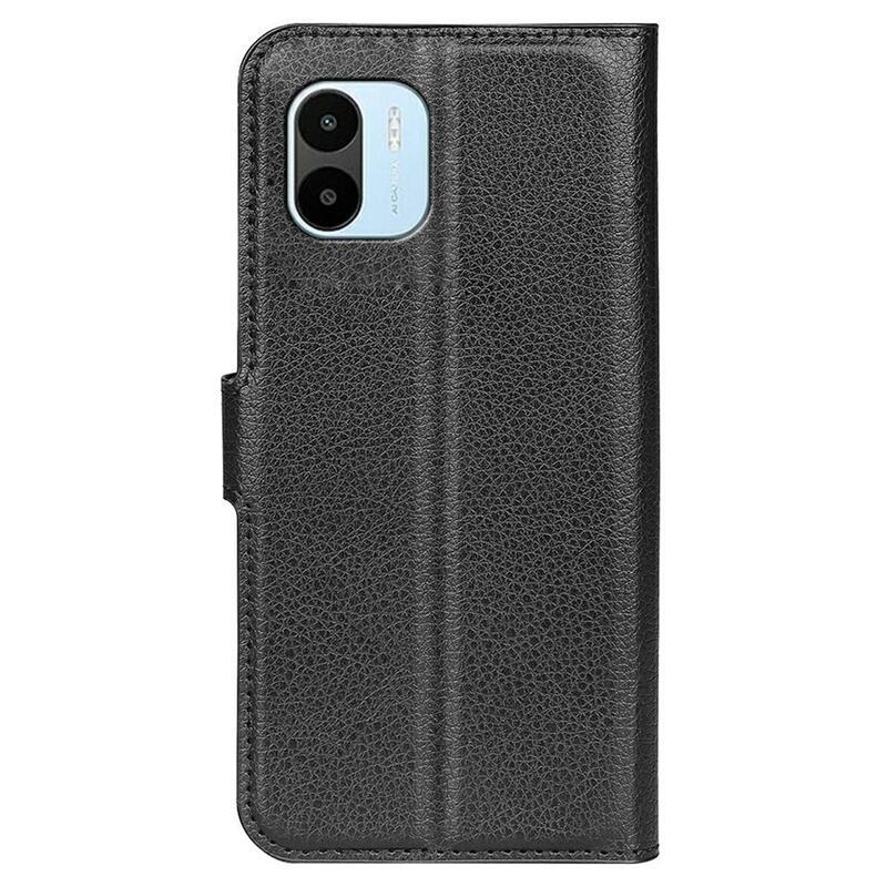 Litchi peněženkové pouzdro na mobil Xiaomi Redmi A1/Redmi A2 - černé