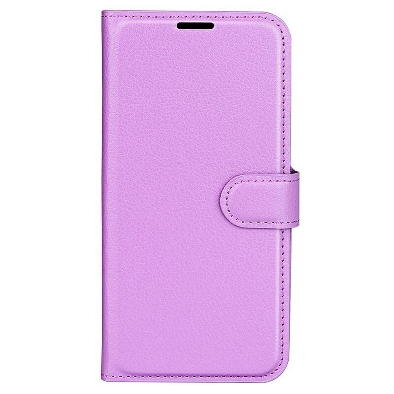 Litchi peněženkové pouzdro na mobil Xiaomi Redmi A1/Redmi A2 - fialové