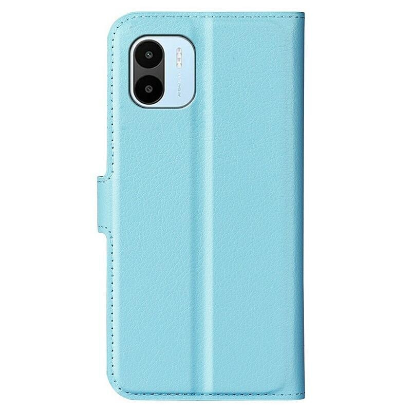 Litchi peněženkové pouzdro na mobil Xiaomi Redmi A1/Redmi A2 - modré