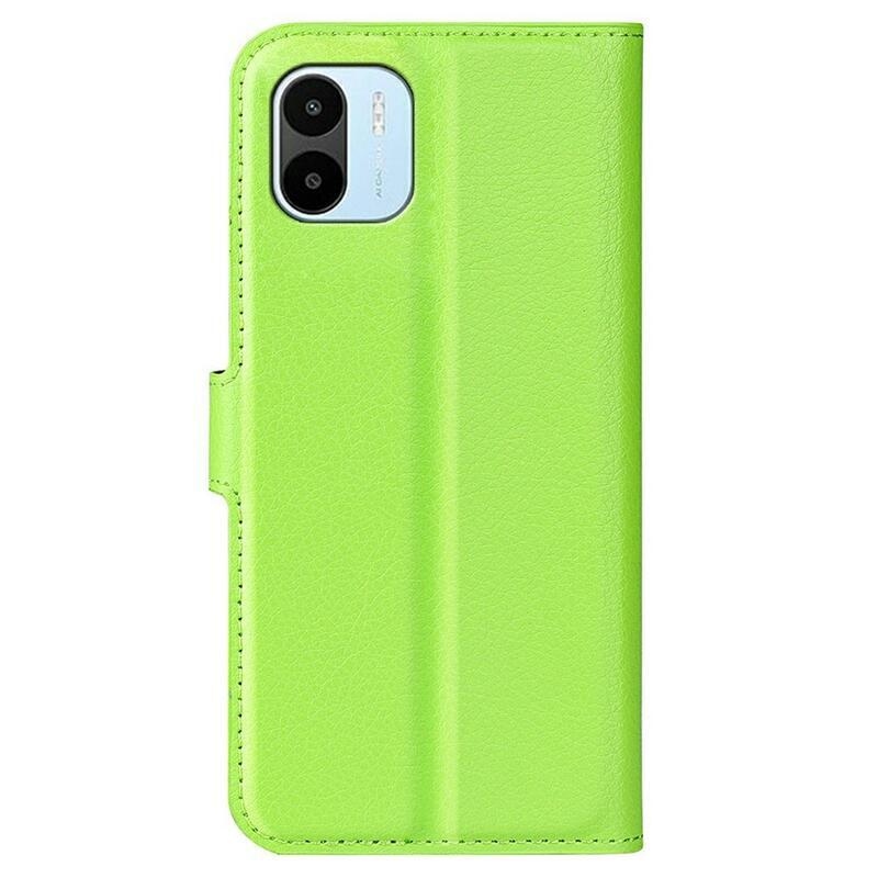 Litchi peněženkové pouzdro na mobil Xiaomi Redmi A1/Redmi A2 - zelené