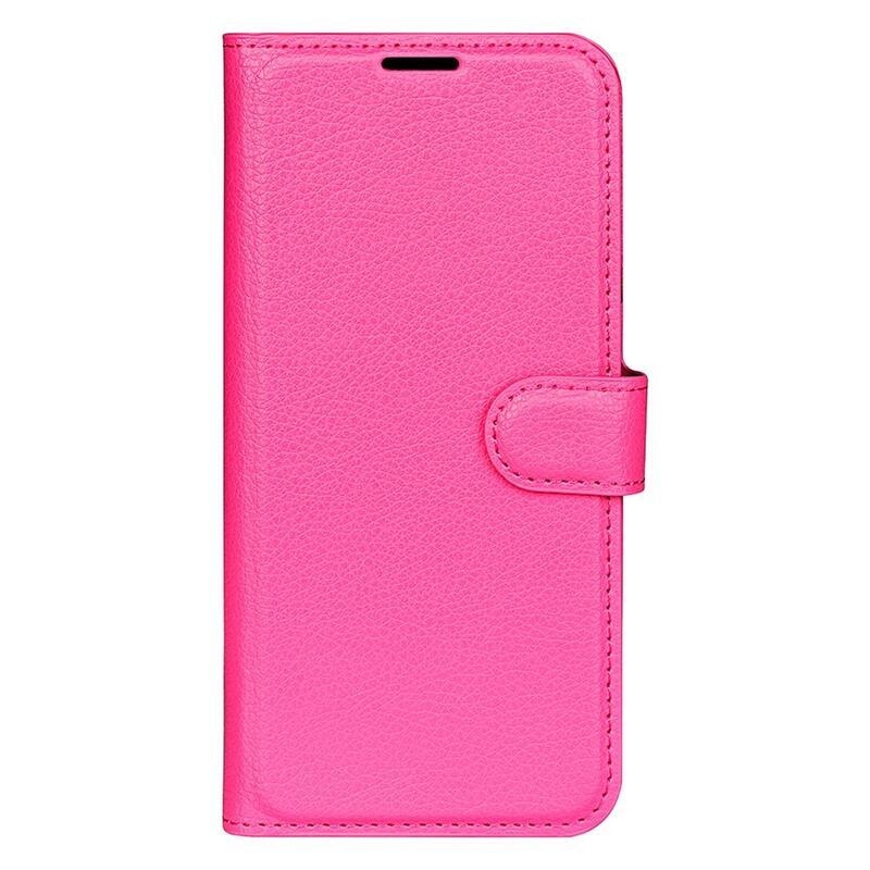 Litchi PU kožené peněženkové pouzdro na mobil Honor Magic 4 Lite 5G - rose