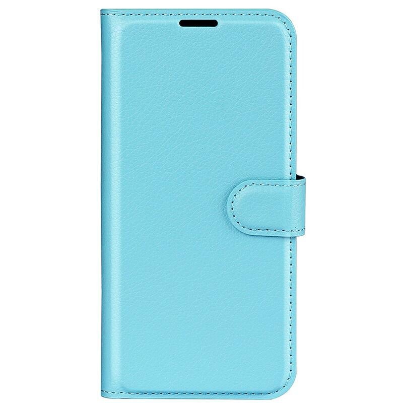 Litchi PU kožené peněženkové pouzdro na mobil Xiaomi 12 Lite - modré