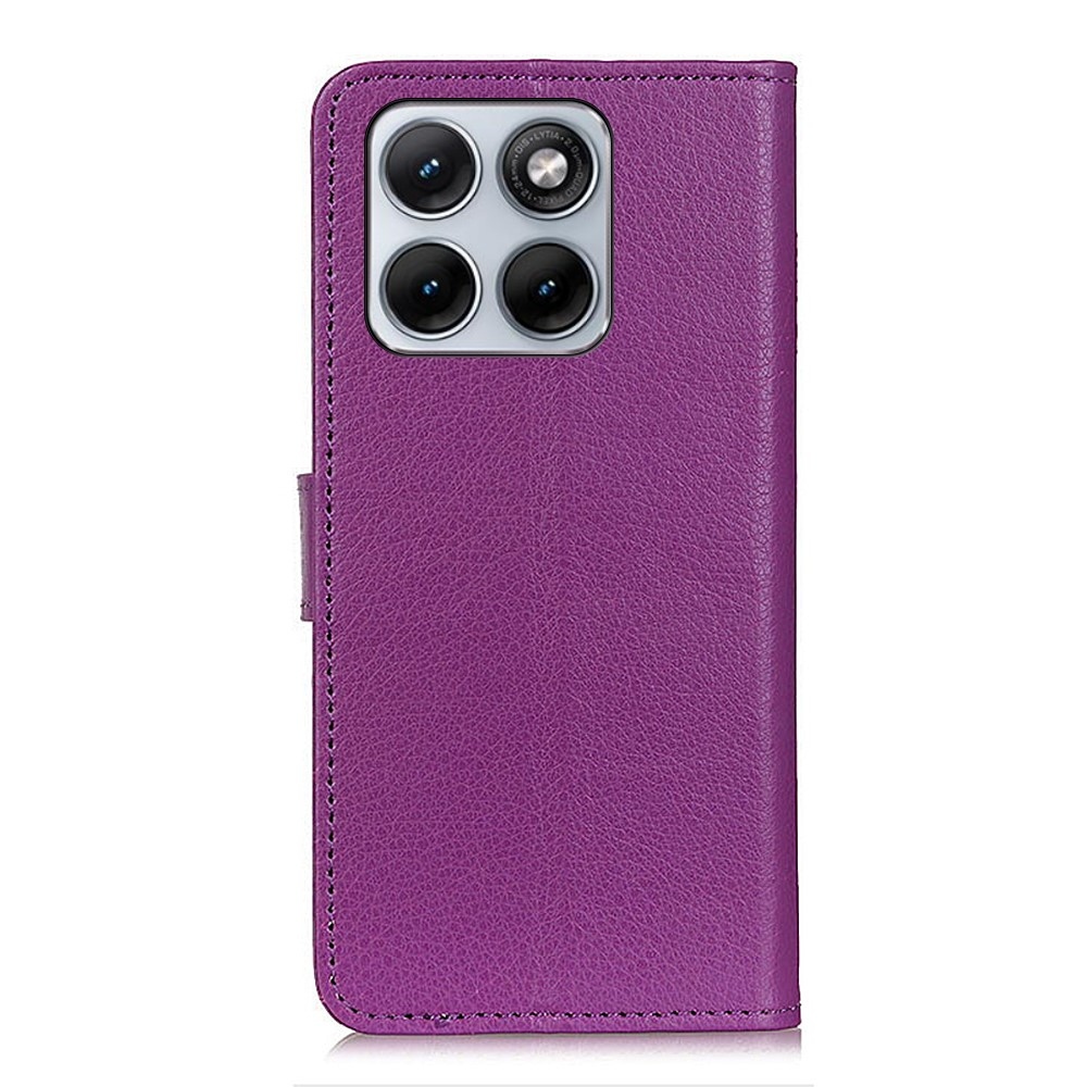 Litchie knížkové pouzdro na Motorola Edge 70 Fusion 5G - fialové