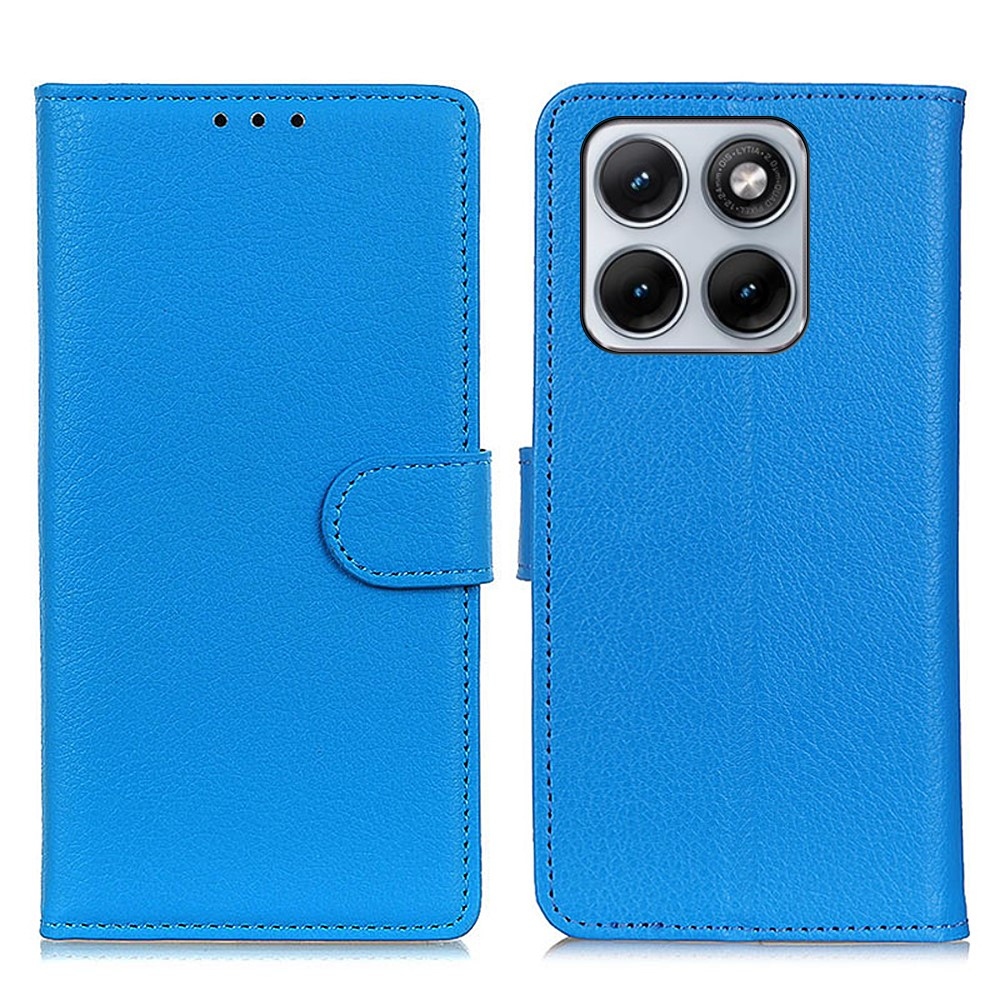 Litchie knížkové pouzdro na Motorola Edge 70 Fusion 5G - modré