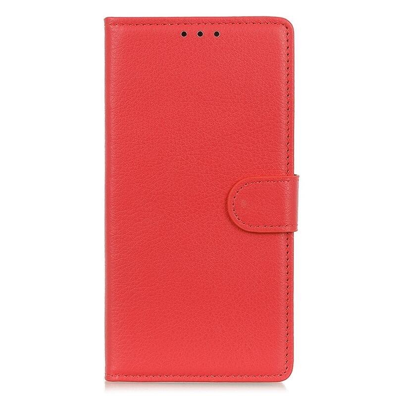 Litchie knížkové pouzdro na Nokia C22 - červené