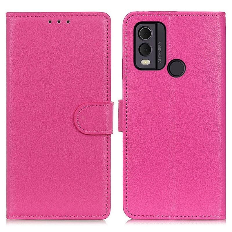 Litchie knížkové pouzdro na Nokia C22 - rose