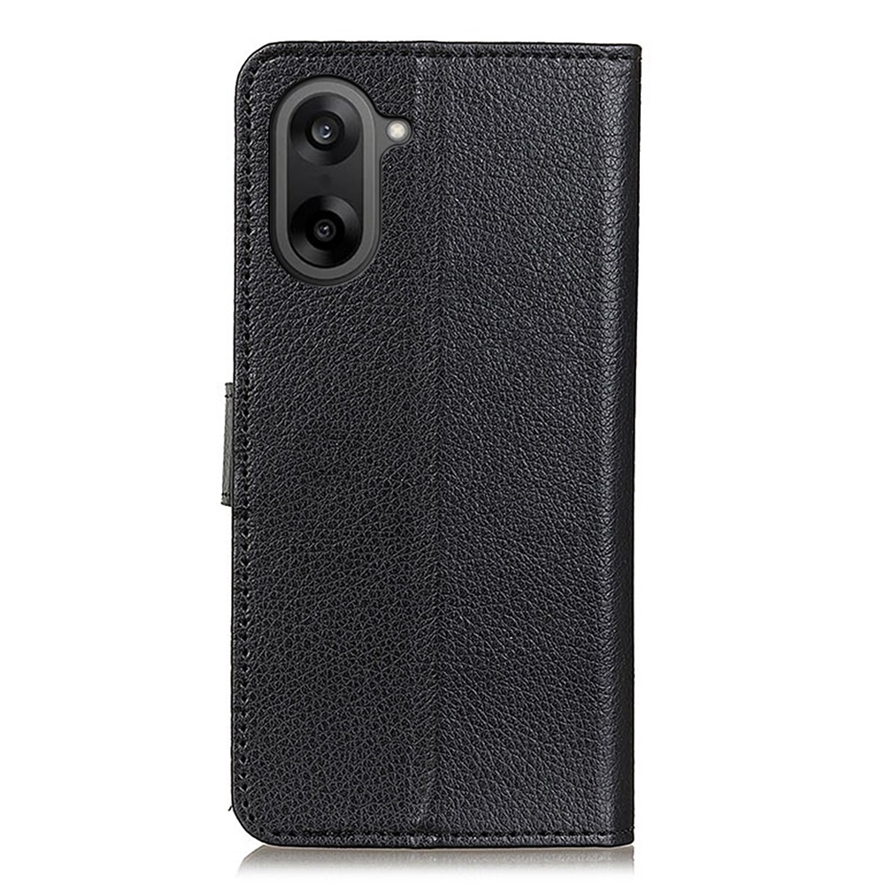 Litchie knížkové pouzdro na OnePlus Nord CE5 5G - černé