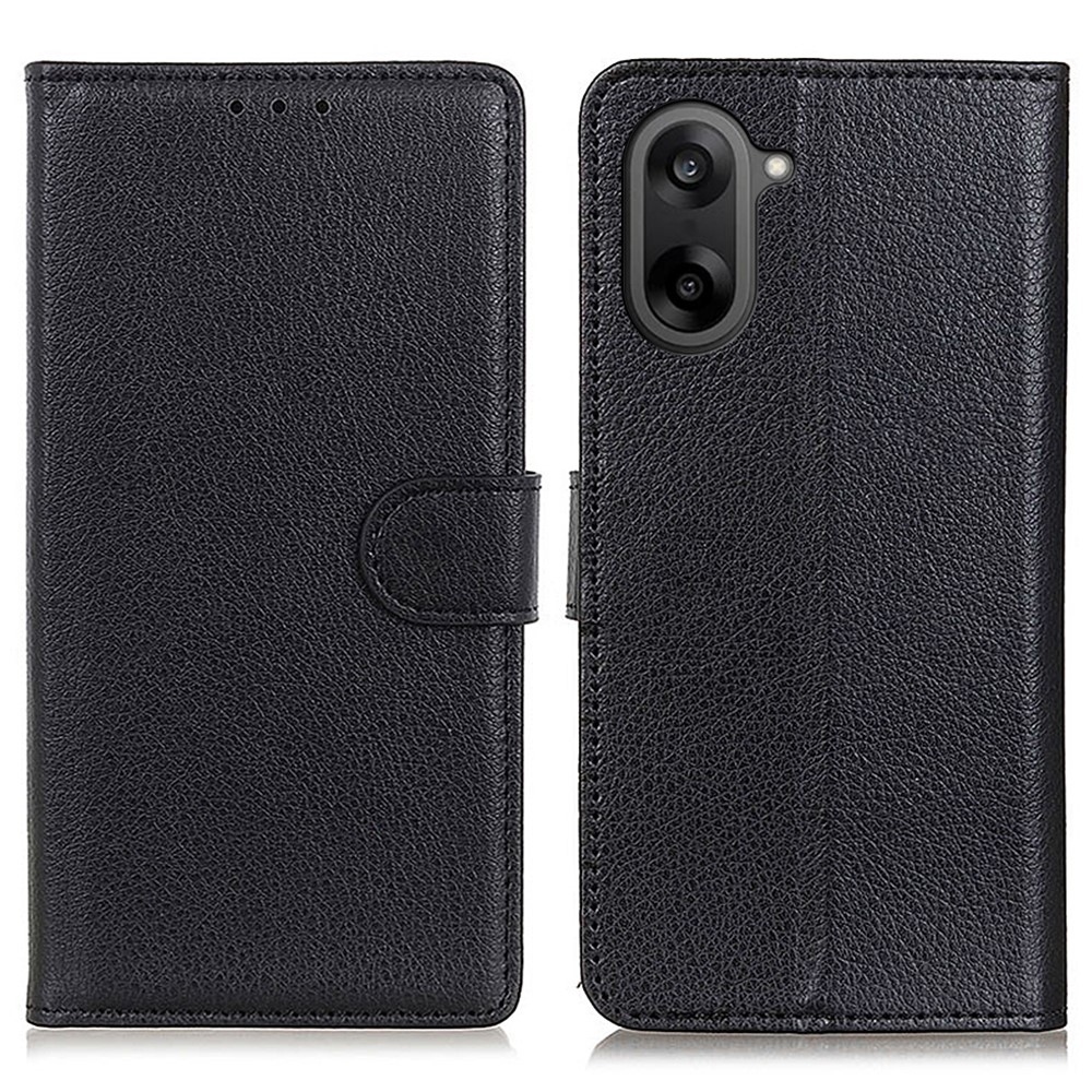 Litchie knížkové pouzdro na OnePlus Nord CE5 5G - černé