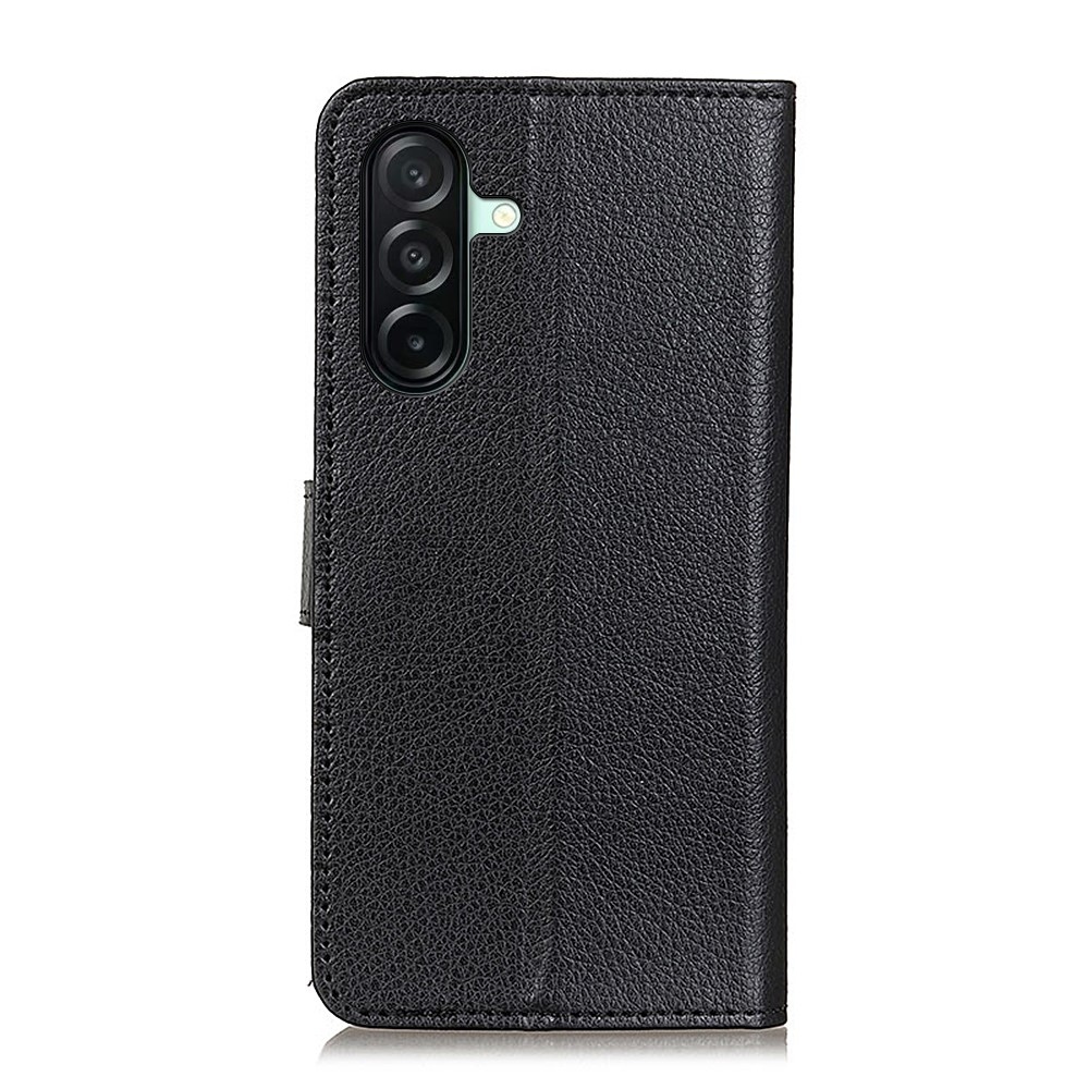 Litchie knížkové pouzdro na Samsung Galaxy A27 - černé