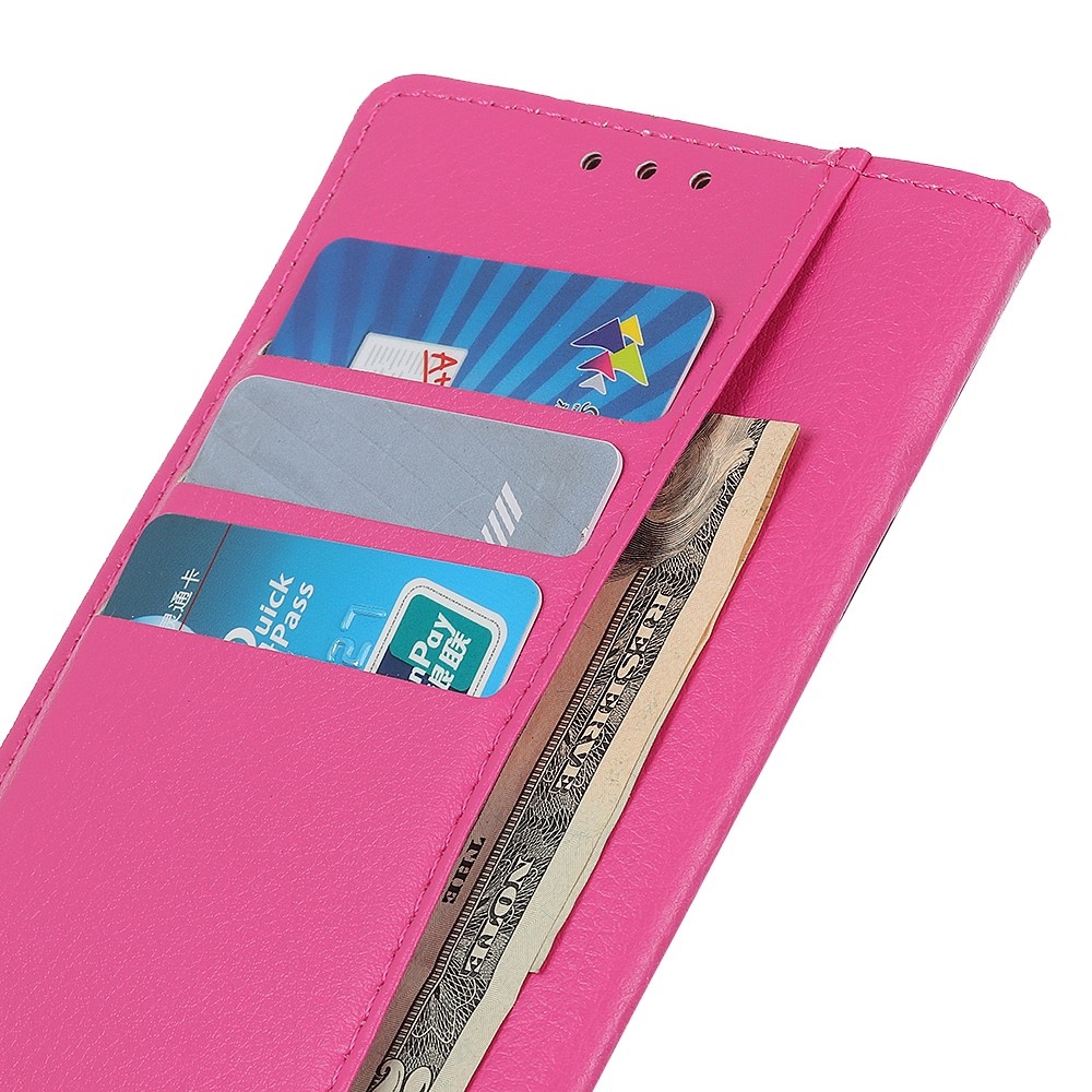 Litchie knížkové pouzdro na Samsung Galaxy A27 - rose
