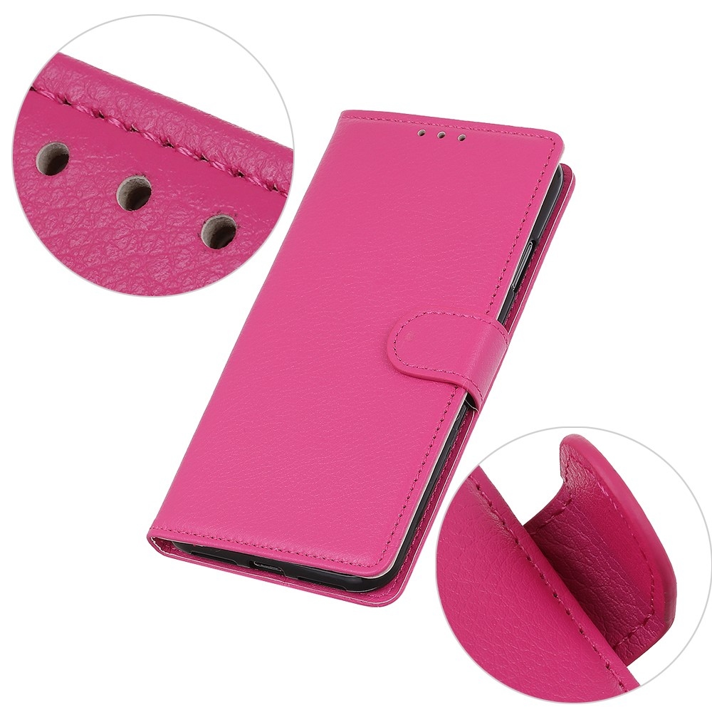 Litchie knížkové pouzdro na Samsung Galaxy A27 - rose
