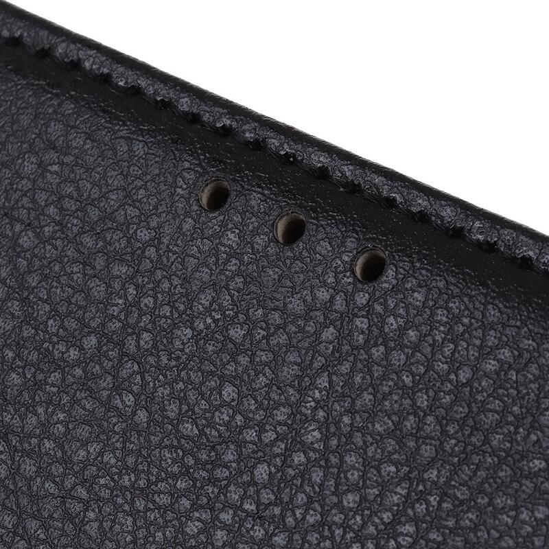 Litchie knížkové pouzdro na Samsung Galaxy Xcover 6 Pro - černé