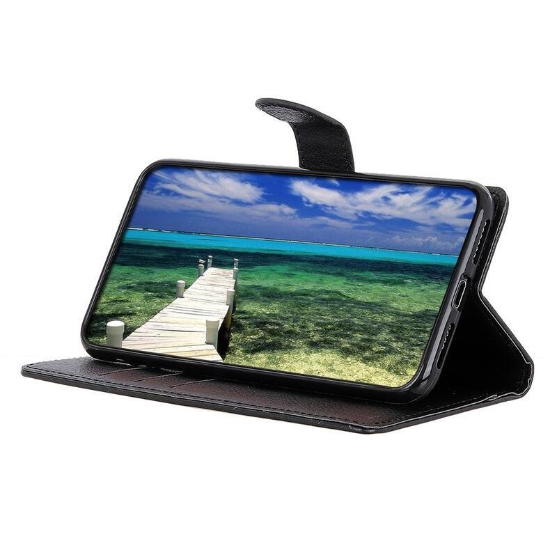 Litchie knížkové pouzdro na Samsung Galaxy Xcover 6 Pro - černé