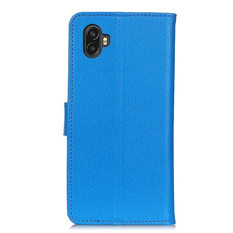 Litchie knížkové pouzdro na Samsung Galaxy Xcover 6 Pro - modré