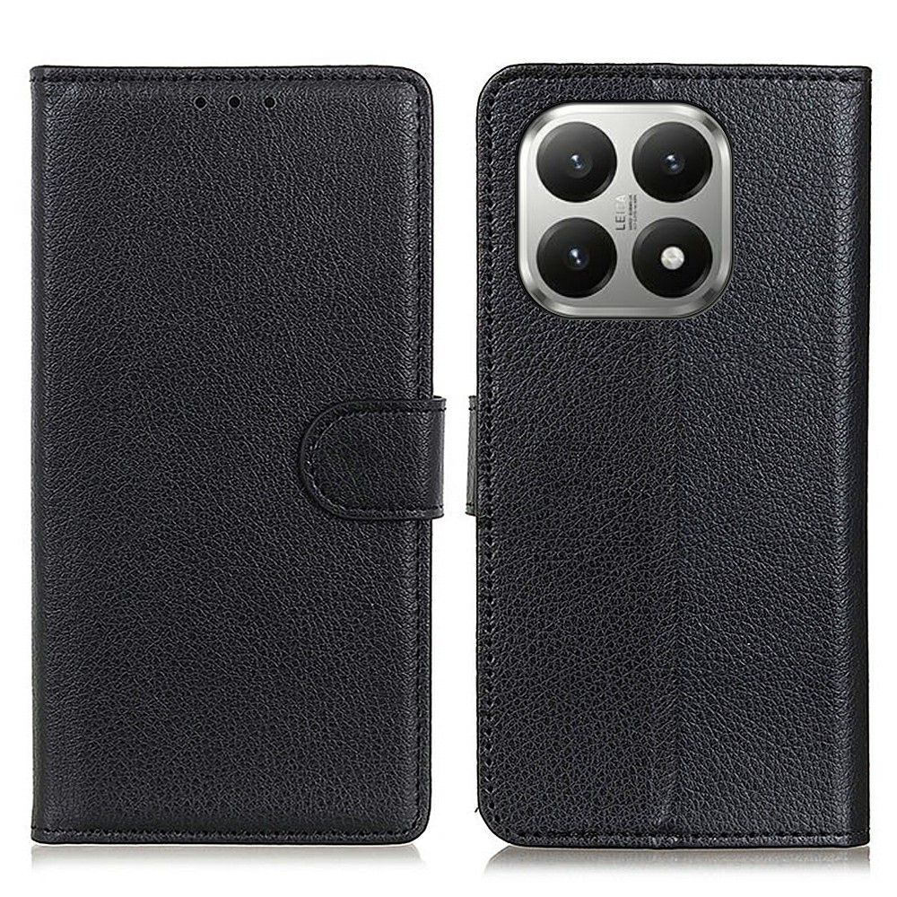 Litchie knížkové pouzdro na Xiaomi 17T Pro - černé