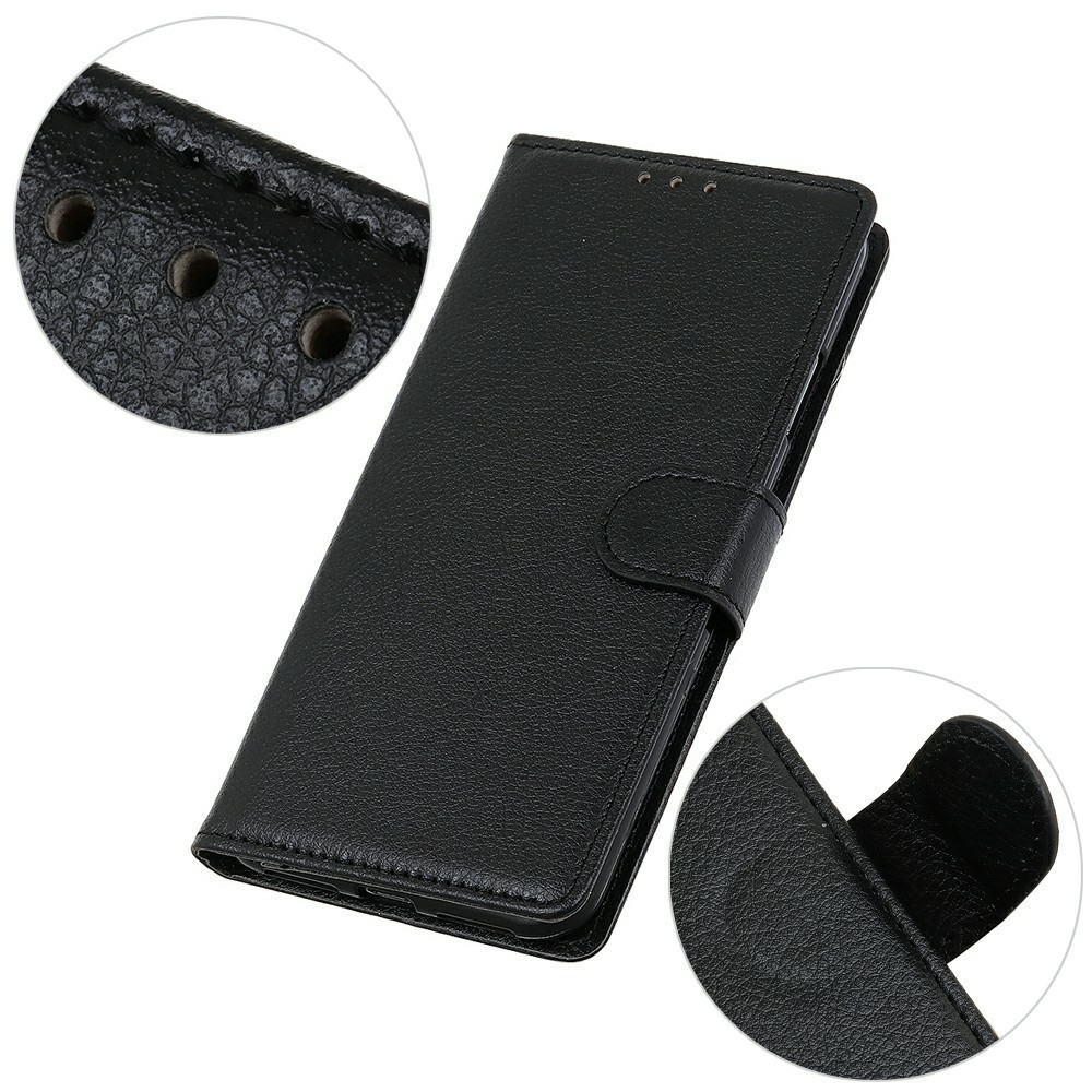 Litchie knížkové pouzdro na Xiaomi 17T Pro - černé