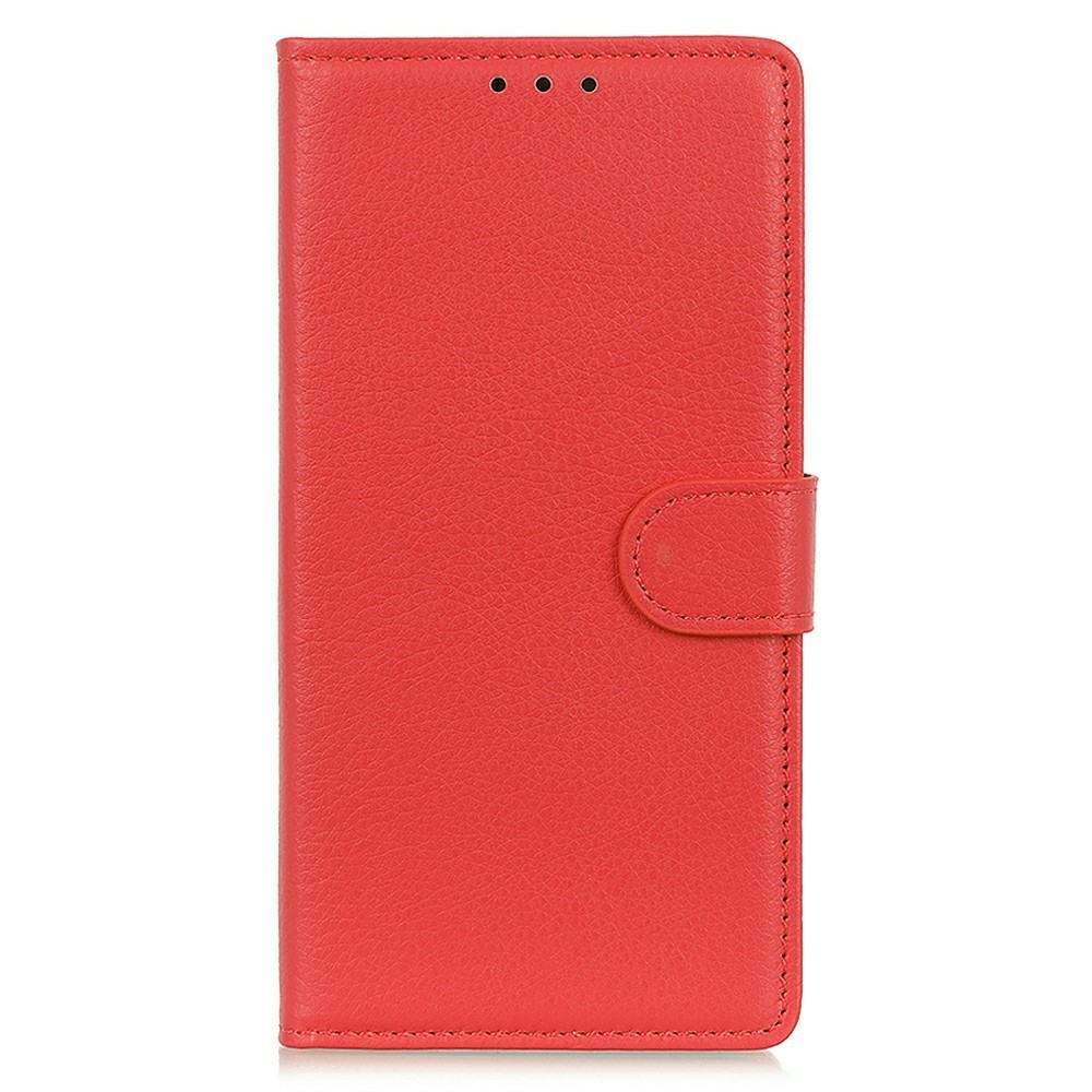 Litchie knížkové pouzdro na Xiaomi 17T Pro - červené
