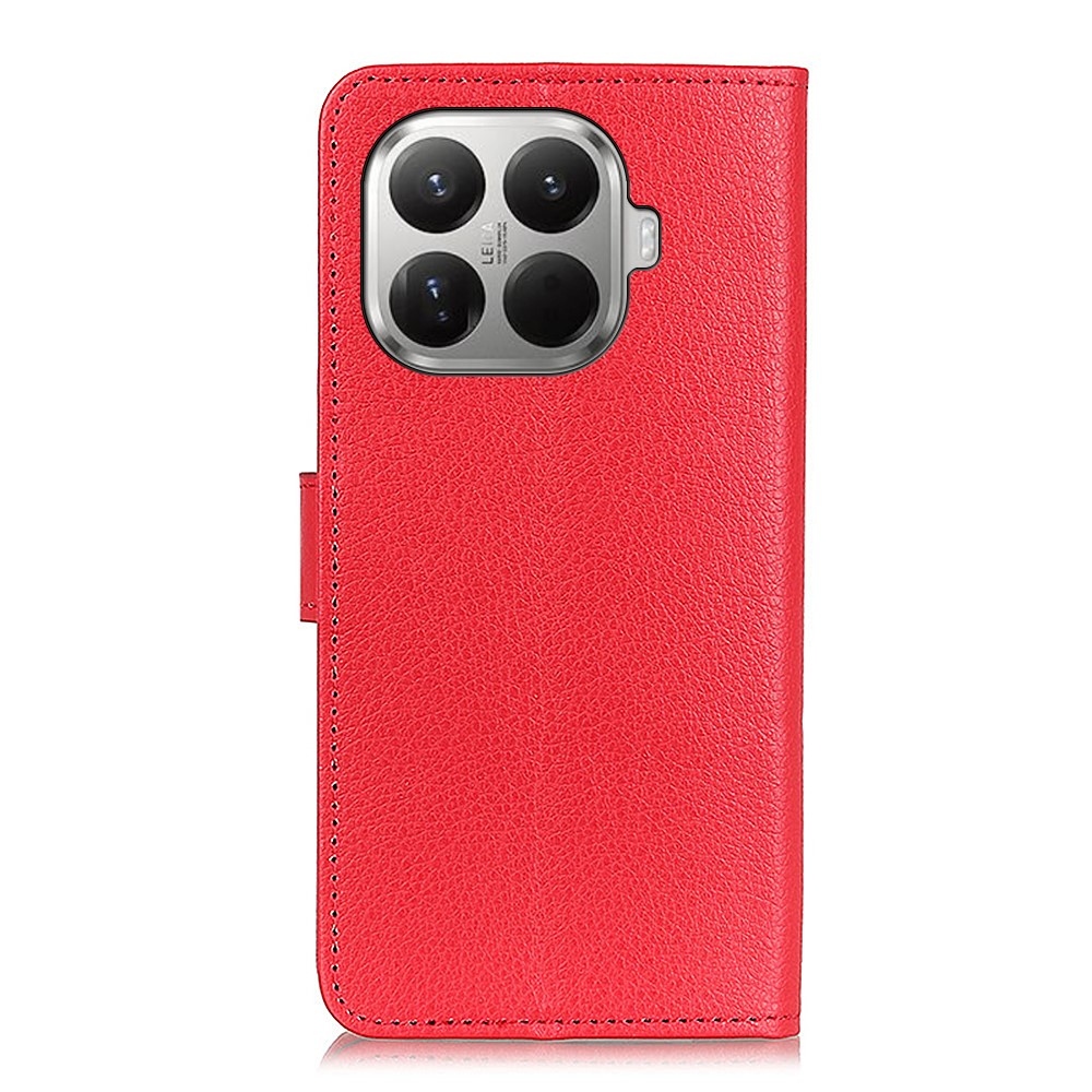 Litchie knížkové pouzdro na Xiaomi 17T Pro - červené