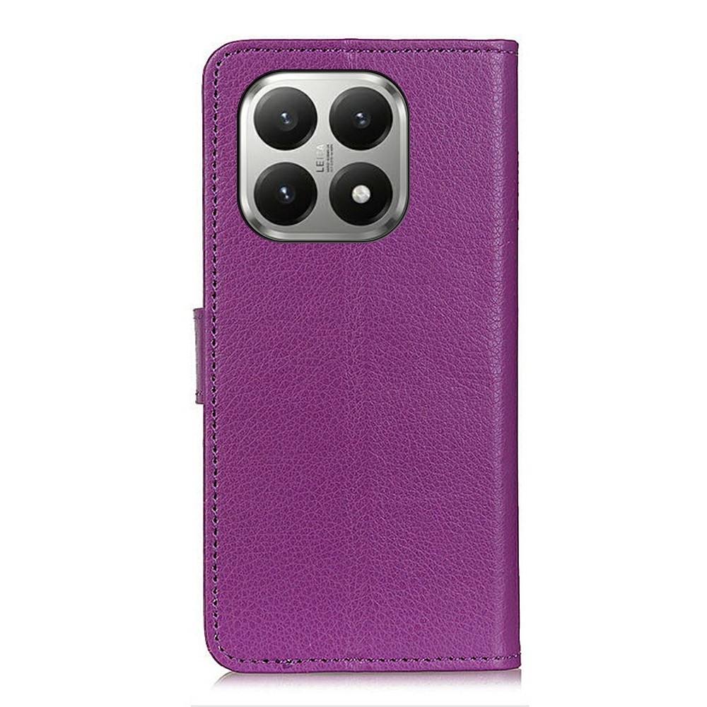 Litchie knížkové pouzdro na Xiaomi 17T Pro - fialové