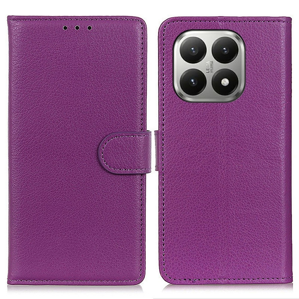 Litchie knížkové pouzdro na Xiaomi 17T Pro - fialové