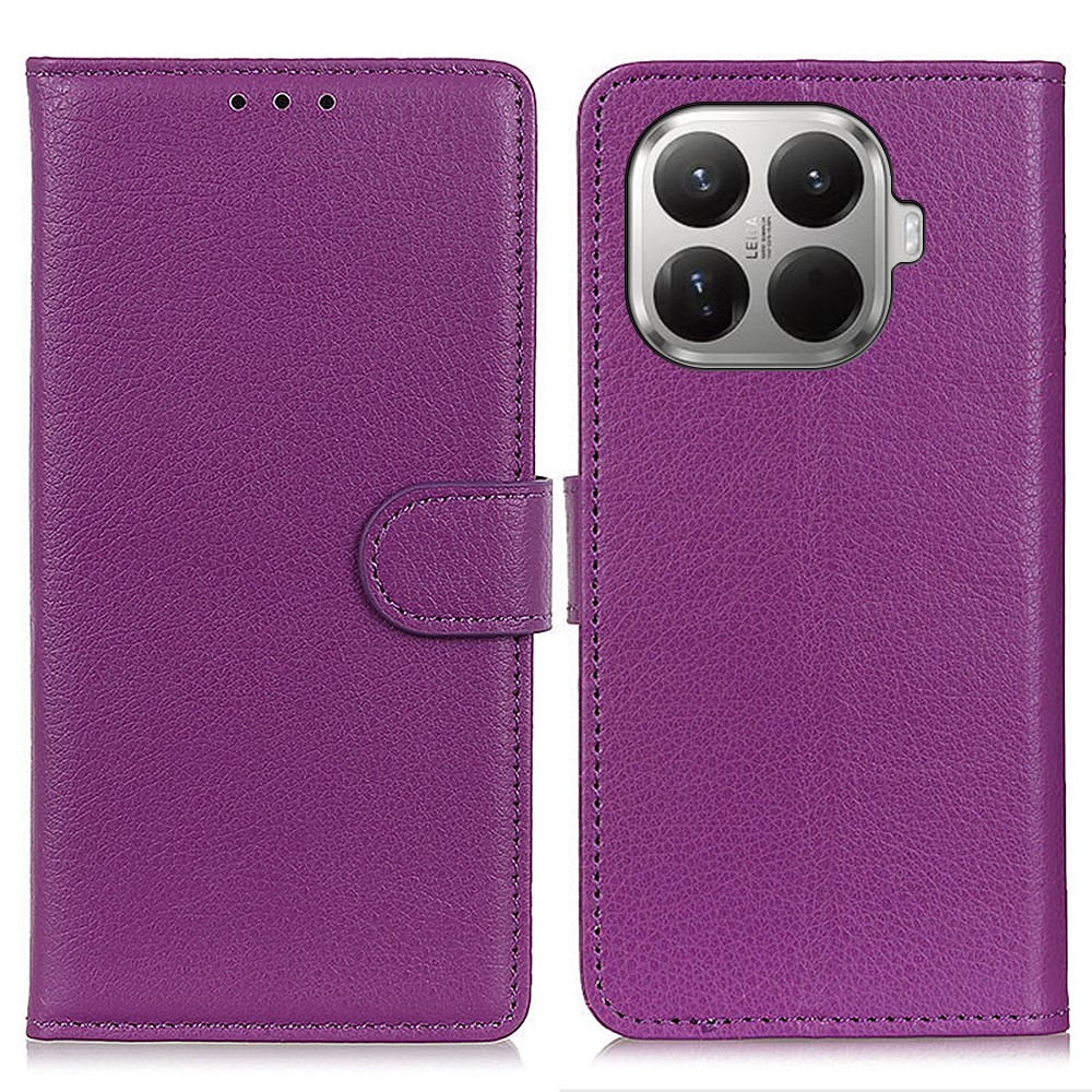 Litchie knížkové pouzdro na Xiaomi 17T Pro - fialové