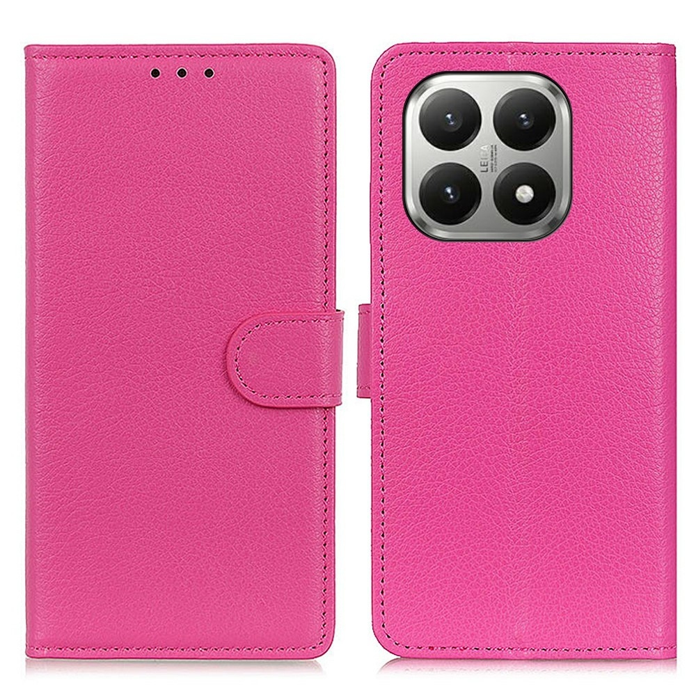 Litchie knížkové pouzdro na Xiaomi 17T Pro - rose