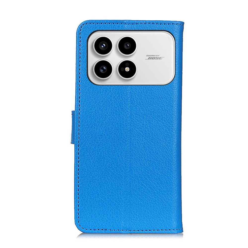 Litchie knížkové pouzdro na Xiaomi Poco F8 Pro 5G - modré