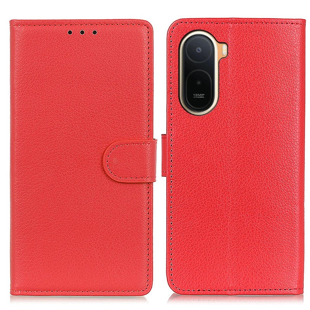 Litchie knížkové pouzdro na Xiaomi Redmi A7 Pro - červené