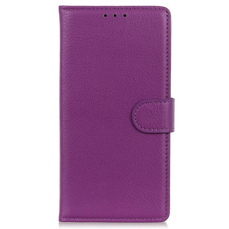 Litchie knížkové pouzdro na Xiaomi Redmi Note 12S - fialové
