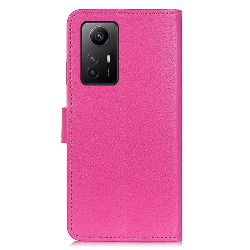 Litchie knížkové pouzdro na Xiaomi Redmi Note 12S - rose