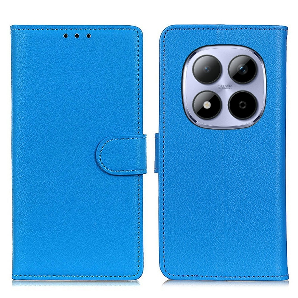 Litchie knížkové pouzdro na Xiaomi Redmi Note 15 Pro 4G - modré