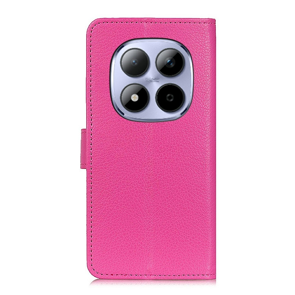 Litchie knížkové pouzdro na Xiaomi Redmi Note 15 Pro 4G - rose