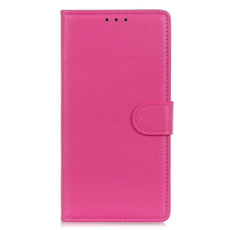 Litchie knížkové pouzdro pro Honor X8a - rose
