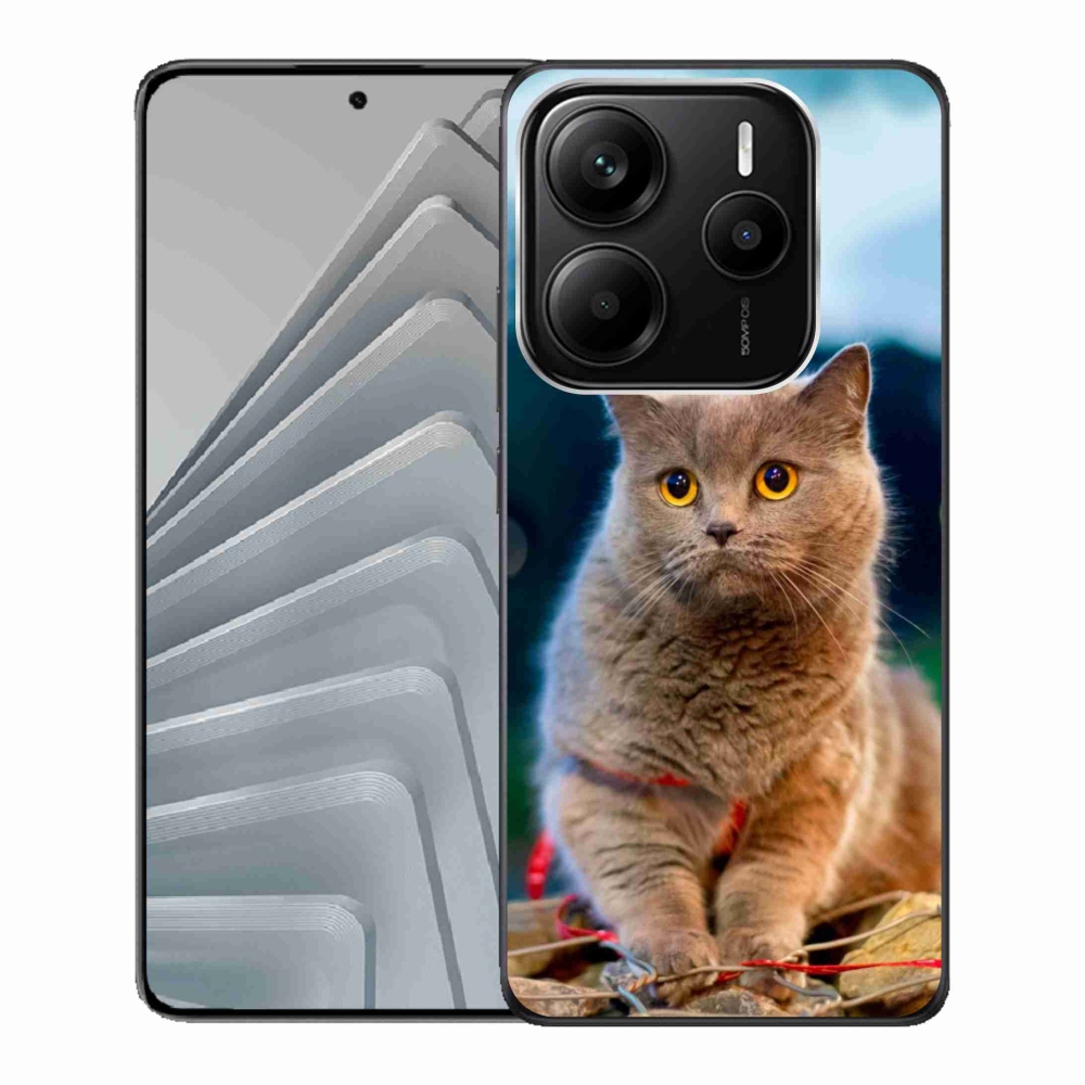 Gelový kryt mmCase na Xiaomi Redmi Note 14 5G - britská modrá 2