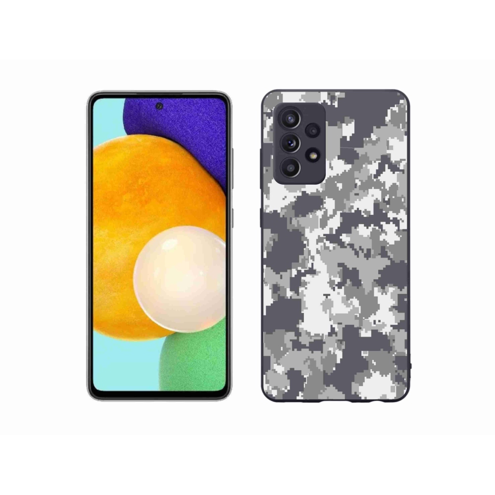 Gelový kryt mmCase na Samsung Galaxy A52/A52 5G - maskáčový vzor 2