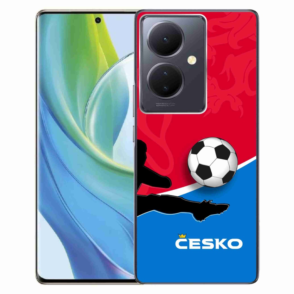 Gelový kryt mmCase na Vivo V29 Lite 5G - fotbal Česko 2