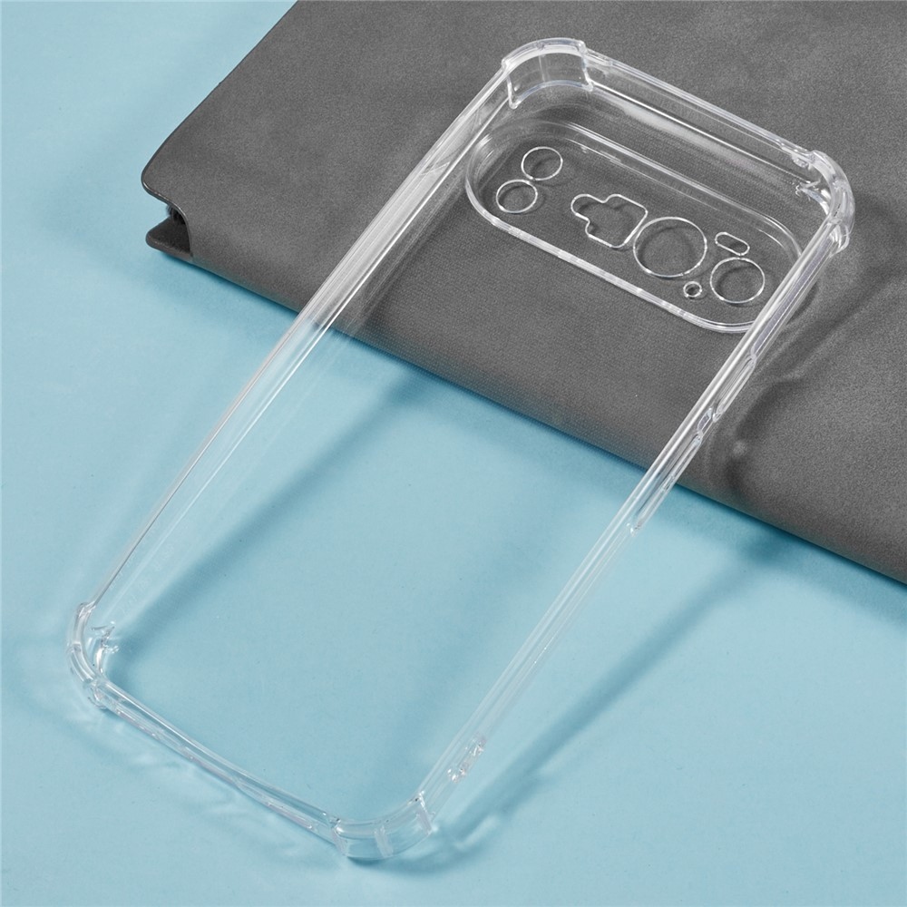 Průhledný gelový obal se zesílenými rohy na Google Pixel 10 Pro XL
