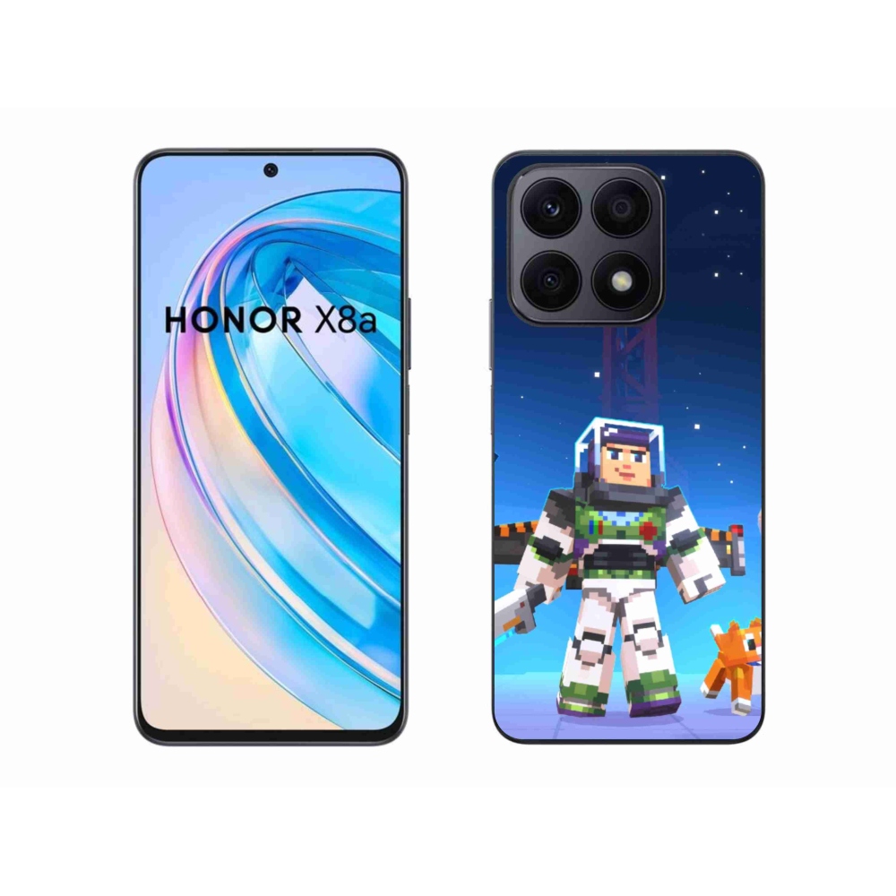 Gelový kryt mmCase na Honor X8a - minecraft 2