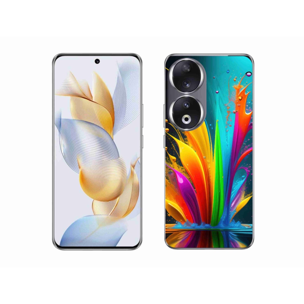 Gelový kryt mmCase na Honor 90 - abstraktní motiv 1