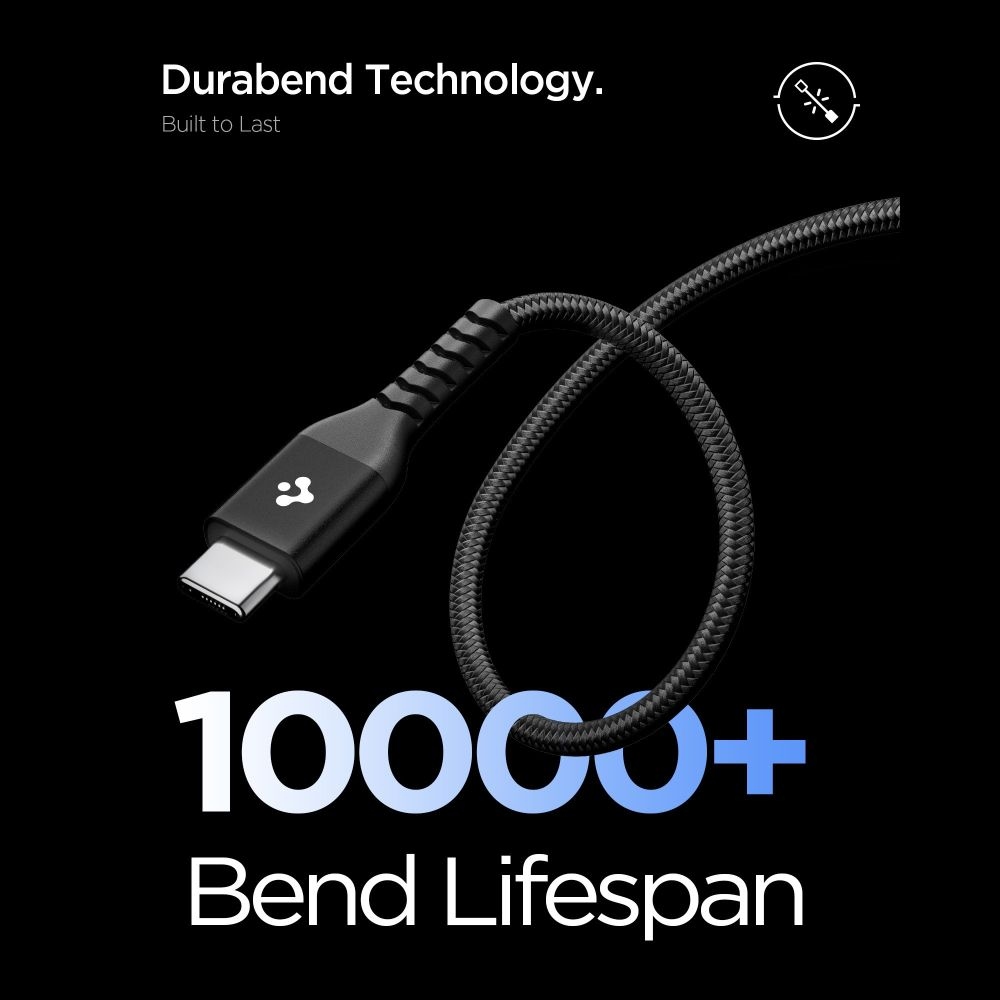 Spigen EB10010CCA datový kabel USB-C/USB-C 100W 1m - černý