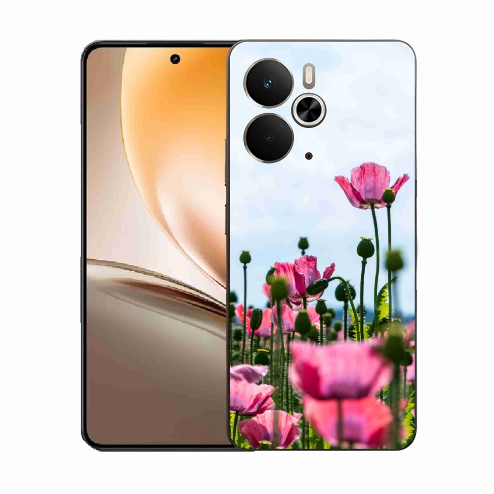 Gelový kryt mmCase na Realme 14 5G - vlčí mák